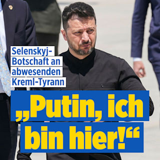 Türkei – Selenskyj zu abwesendem Kreml-Tyrann: „Putin, ich bin hier!“