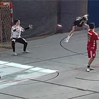 Handball: Wird dieser Tennis-Move zum Tor des Monats April gewählt?