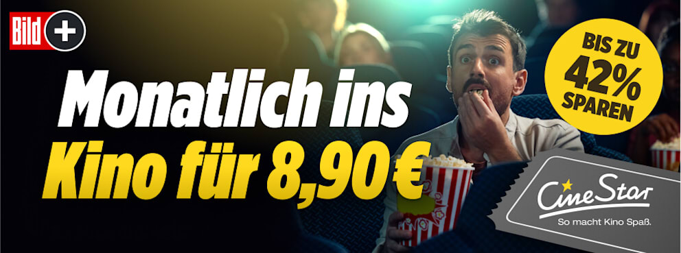 BILDplus-Aktion: BILDplus-Leser können für 8,90 Euro ins Kino