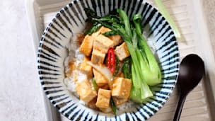 Rezept Glucose Goddess: Seidentofu mit Knoblauch-Soße und Pak Choi