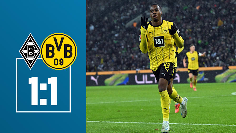 Gladbach gegen Dortmund: WELTKLASSE-TOR von Geilo Gittens