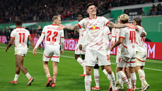 DFB-Pokal: Sesko schießt Leipzig ins Halbfinale