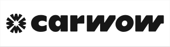 Carwow Wortmarke mit symbolisiertem Reifen