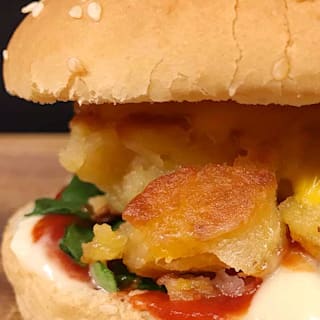 Verführerisch knusprig: Kürbis-Burger