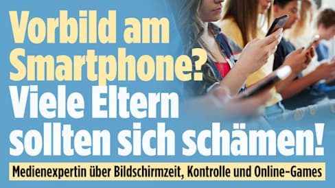 Bildschirmzeit: Eltern sind oft die schlechtesten Vorbilder