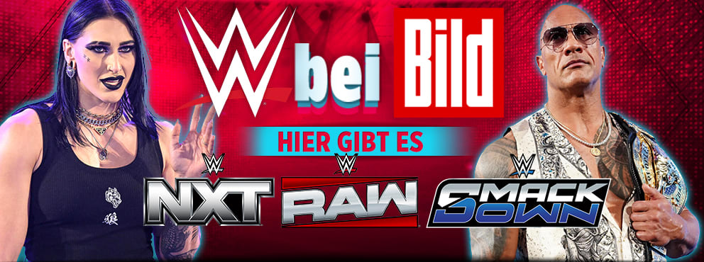 WWE: Hier einloggen um „RAW“ und „SmackDown“ bei BILD zu erleben