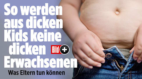 So werden aus dicken Kindern keine dicken Erwachsenen