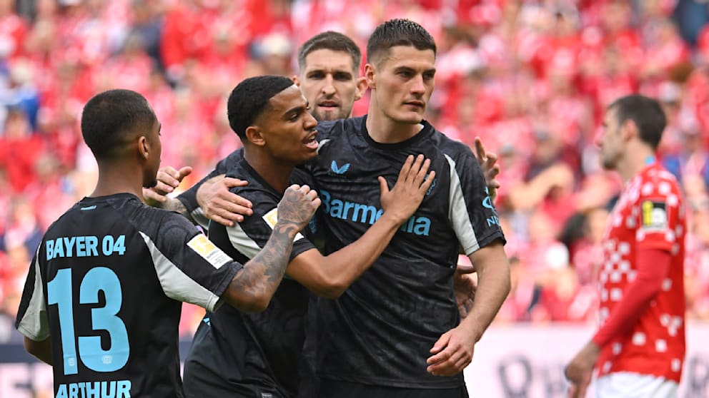 Mainz gg. Leverkusen: Irres Spiel in Mainz: Vier Tore aberkannt!