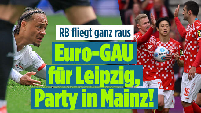 Bundesliga: Euro-GAU für RB Leipzig, Party in Mainz!