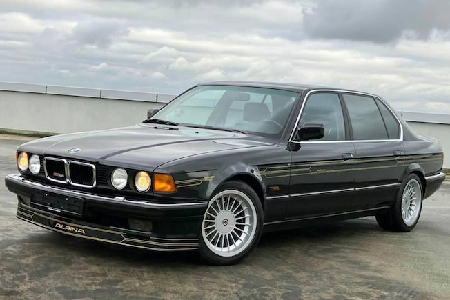 Alpina B12 5.0, die Alpina-Variante des BMW 750iL (Baureihe E32), von schräg vorn
