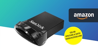 Amazon-Angebot: Winziger USB-Stick von SanDisk mit 128 GB Speicher zum Spottpreis