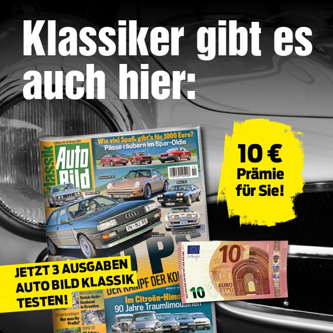 Probeabo der AUTO BILD KLASSIK & Geldprämie!