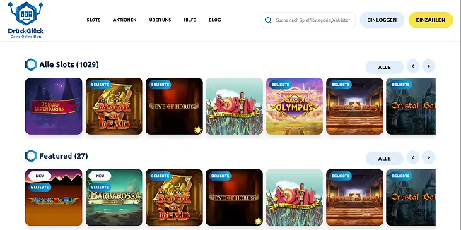 DrückGlück Online Casino