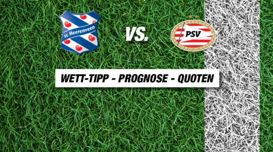 Heerenveen - PSV Eindhoven Tipp, Prognose & Quoten