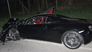 McLaren 650S Spider Unfall