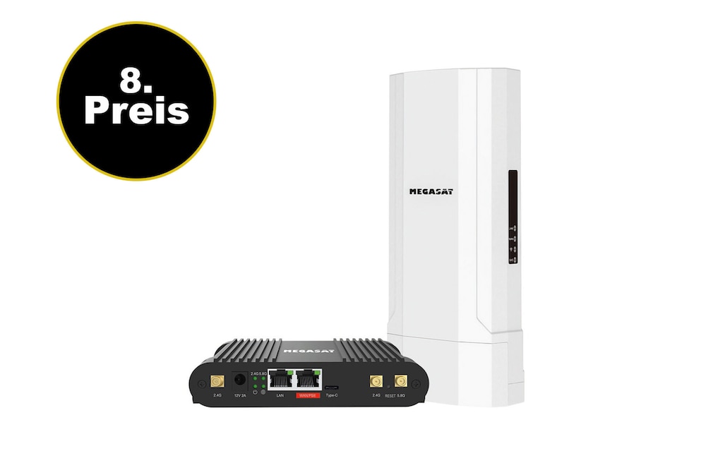 Megasar Camper Connected WiFi-Booster