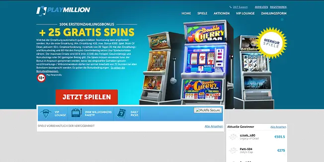 Playmillion Online Casino