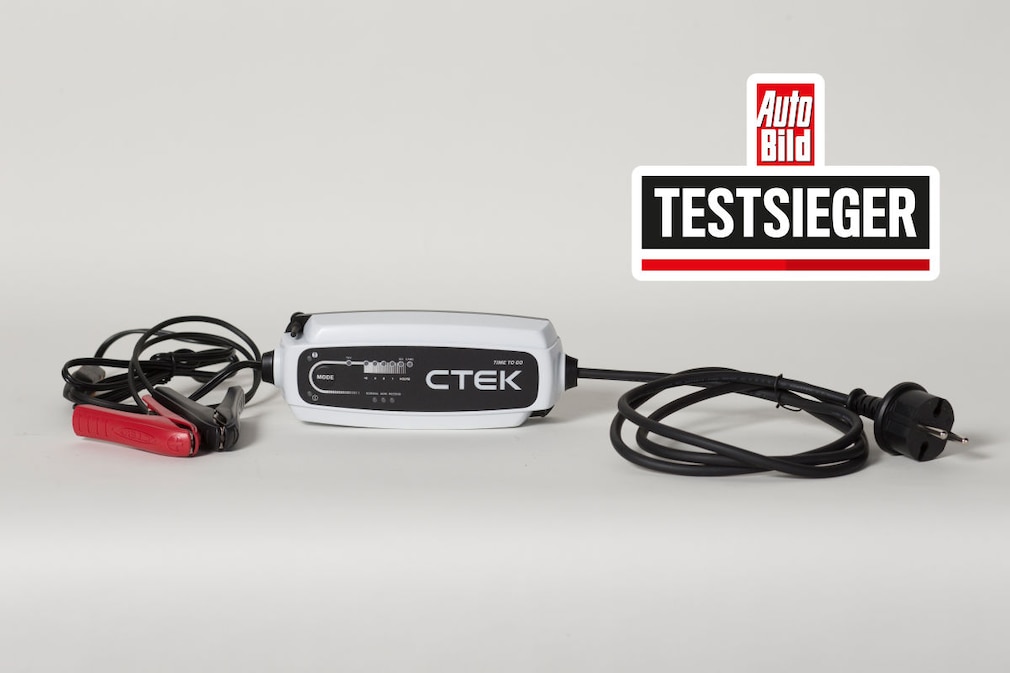 Ladegeräte im Test - CTEK CT5 Time to go Testsieger
