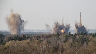 Sprengung in Bremen: Hier explodieren fünf Weltkriegsbomben