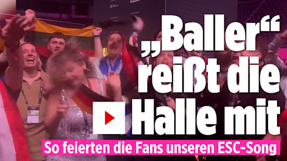 So wird hinter den Kulissen gefeiert: „Baller“ reißt die Halle mit