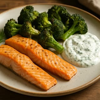 Lachs-Rezept: Gesundes Gericht mit Brokkoli