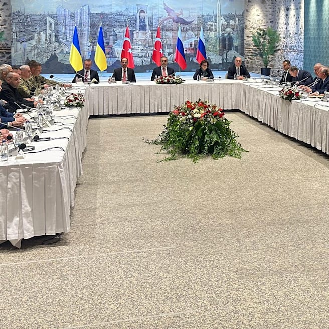 Ukraine-Russland-Treffen in Istanbul: Nicht einmal zwei Stunden, dann war es vorbei