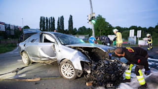 Der Fahrer wurde schwer verletzt