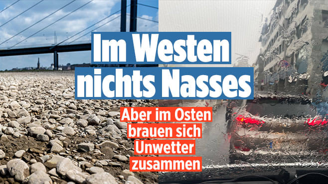 Wetter teilt Deutschland am Wochenende in zwei Hälften: Sonne – Regen