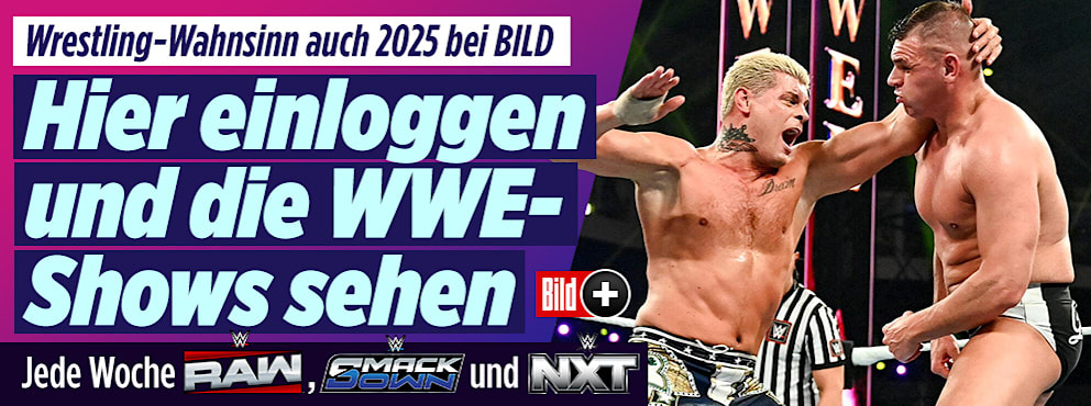 WWE: Hier einloggen um „RAW“ und „SmackDown“ bei BILD zu erleben