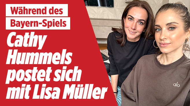 FC Bayern: Cathy Hummels postet sich mit Lisa Müller während des Spiels
