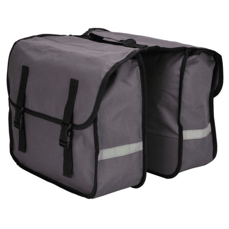Gepäckträger-Tasche Seite 2-Fach Grau