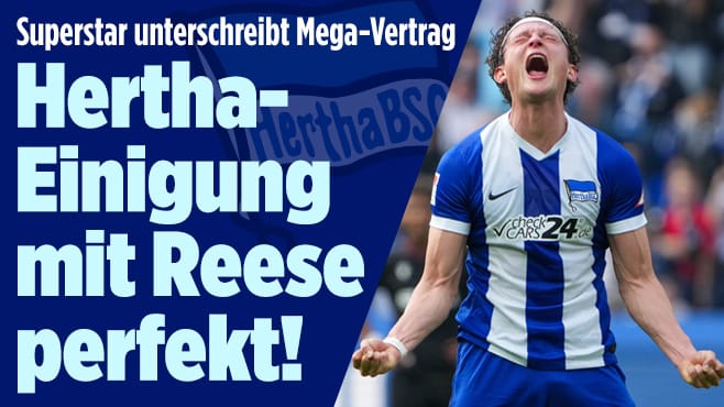 Hertha BSC: Einigung mit Fabian Reese perfekt! Er unterschreibt Mega-Vertrag