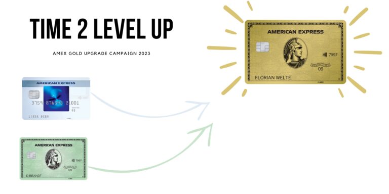 Amex Blue zu Amex Gold Upgrade