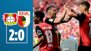 Bundesliga-Highlights: Leverkusen besiegt Augsburg im Video