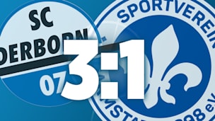 Tor-Geschenk: Darmstadt-Kapitän läuft am Ball vorbei