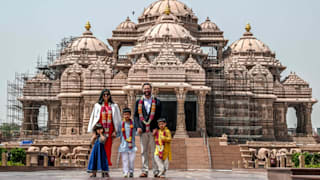 Nachwuchs lockert auf: Vance bringt Kids zum Zoll-Gipfel in Indien