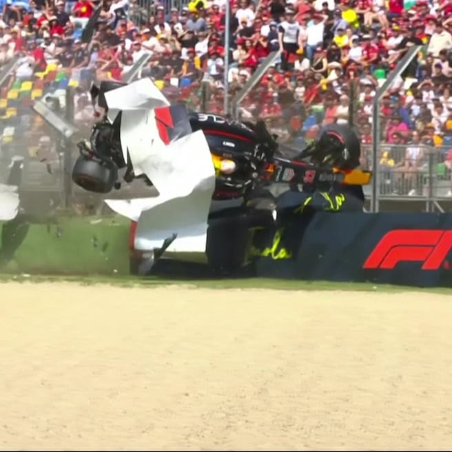 Formel 1: Imola GP – Horror-Unfall von Red Bulls Tsunoda in Quali, Renneinsatz fraglich