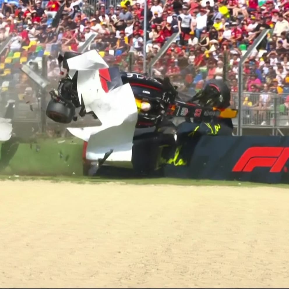 Formel 1: Imola GP – Horror-Unfall von Red Bulls Tsunoda in Quali, Renneinsatz fraglich