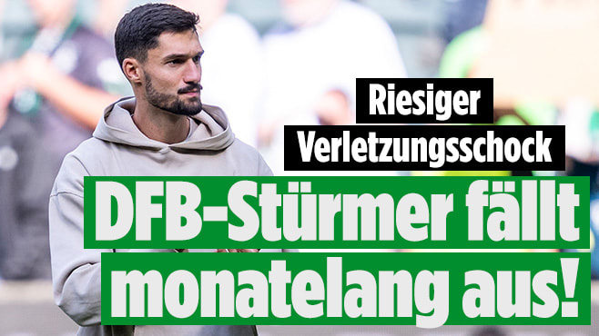 DFB: Tim Kleindienst fällt monatelang aus!