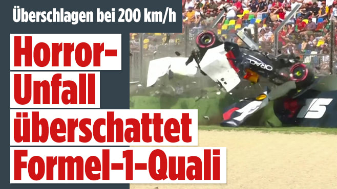 Formel 1: Imola GP – Horror-Unfall von Red Bulls Tsunoda in Quali, Renneinsatz fraglich