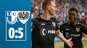 5:0 gegen Magdeburg!: Münster-Gala bei Pander-Debüt