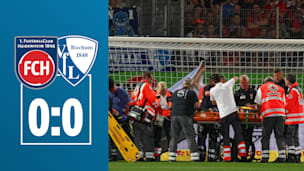 Stadion hält den Atem an!: Schock-Szene in Heidenheim