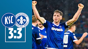 Traumtor von Jensen: Karlsruher SC gegen Darmstadt 98