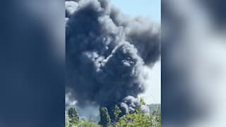 Großbrand in Spandau: Riesige Rauchwolke über Berlin