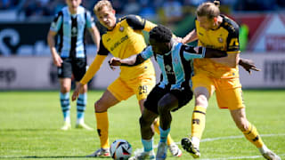 Vinko Sapina (r.) und Lukas Boeder (l.) haben bei Dynamo einen Vertrag für die kommende Saison