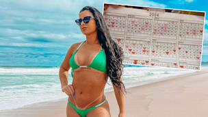 Fans überrascht: Postet DIESE Spielerfrau hier ihren Sex-Kalender?