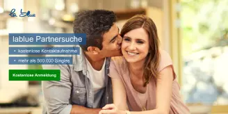Startseite der Dating Plattform lablue
