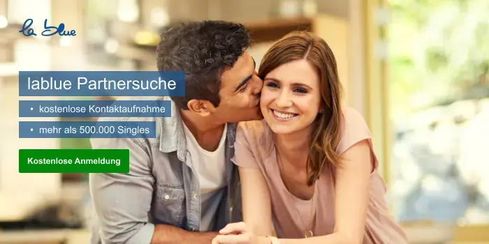 Startseite der Dating-Plattform Lablue