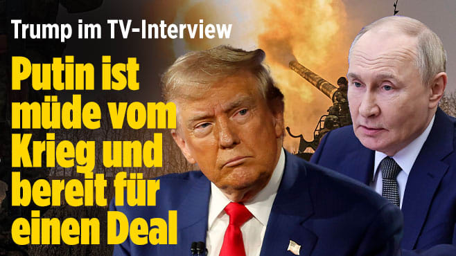 Trump sicher: Putin ist müde vom Krieg und bereit für einen Deal