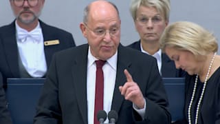 Gregor Gysi im Bundestag: Alterspräsident redet von Weihnachtsbäumen